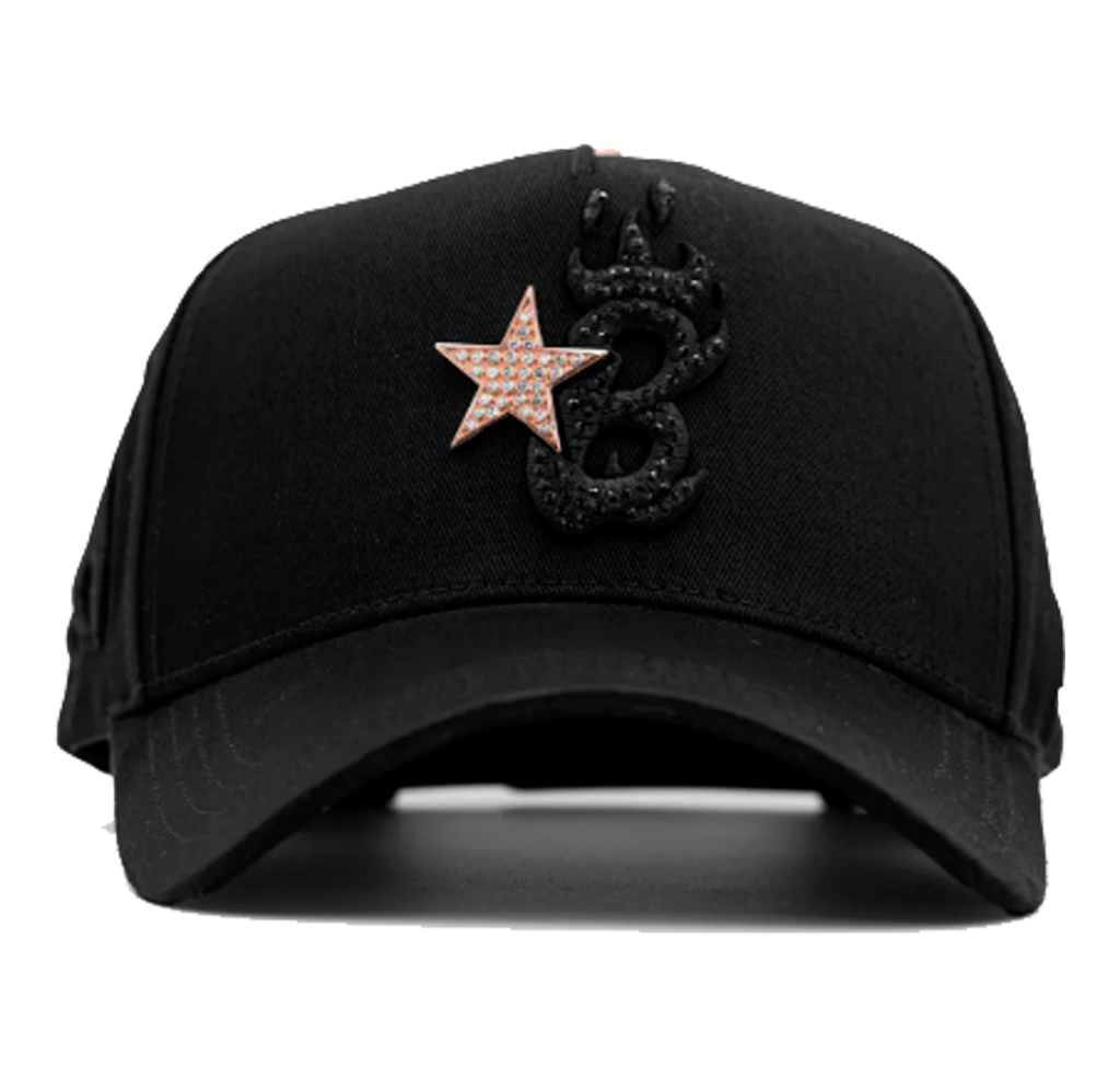 Gorra Barbas Hats B Star Rose Gold