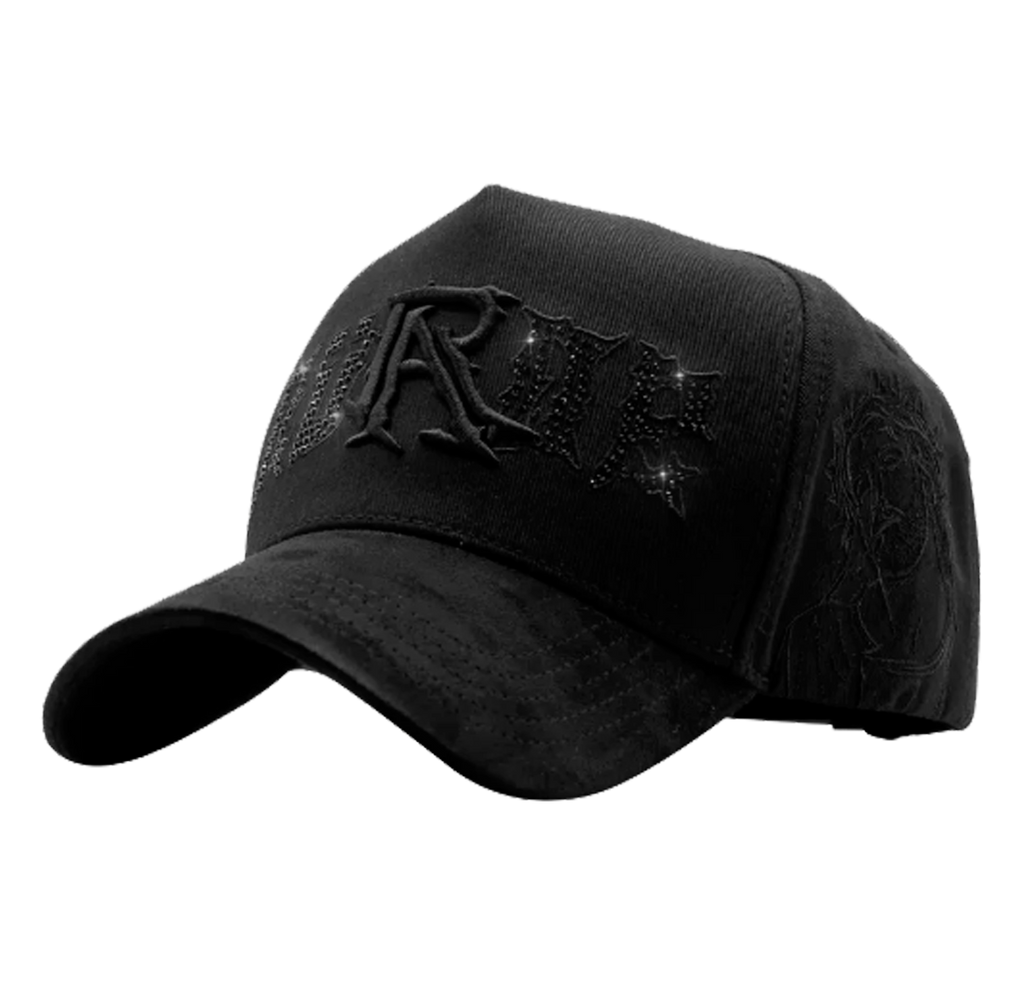 Gorra Rude Awakenings Triple Black Crystals