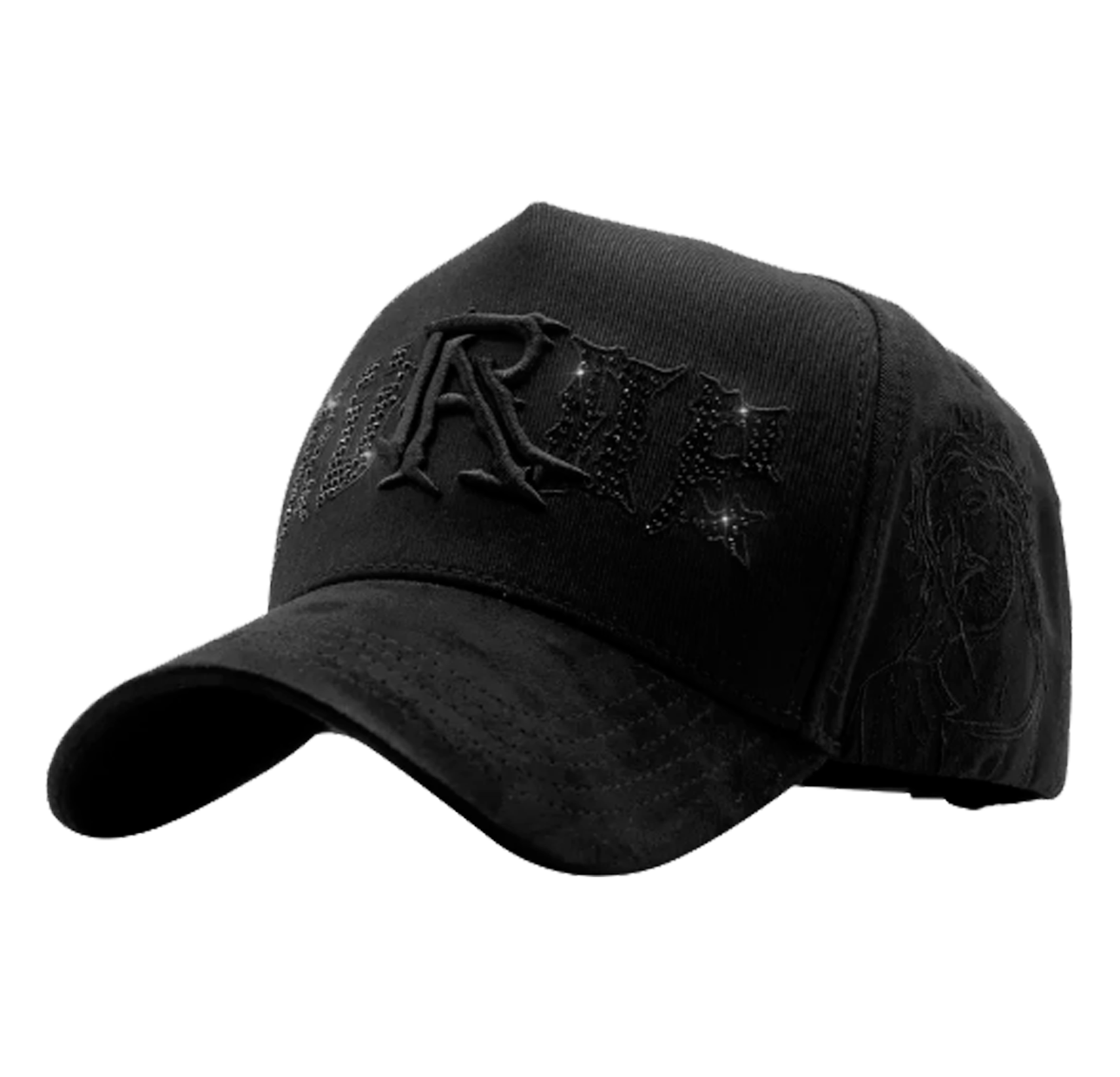 Gorra Rude Awakenings Triple Black Crystals