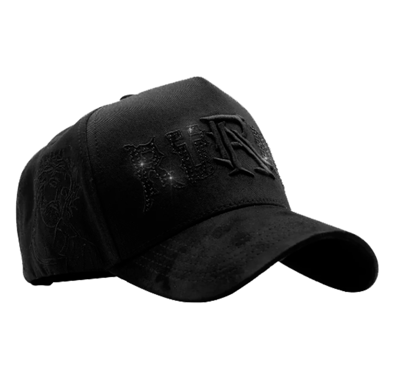 Gorra Rude Awakenings Triple Black Crystals