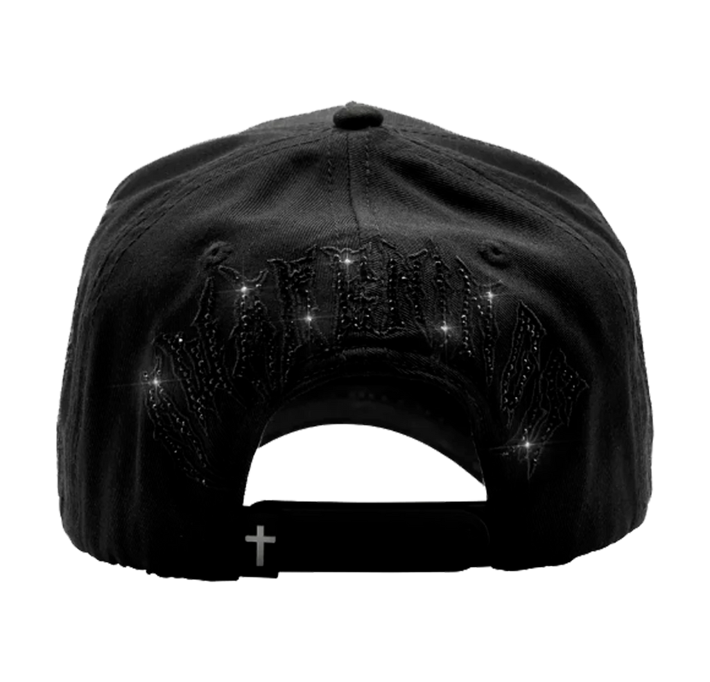 Gorra Rude Awakenings Triple Black Crystals