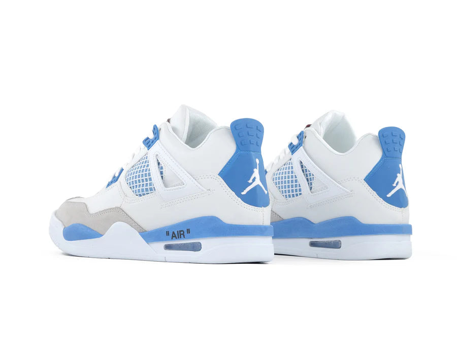 Jordan Retro 4 Blanco Azul